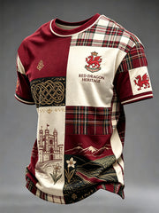 Men's Welsh Dragon Printed T-shirt