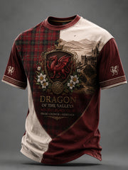 Men's Welsh Dragon Printed T-shirt