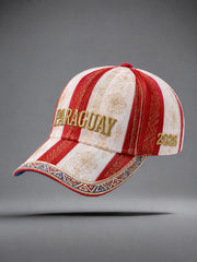Paraguay Football Printed Casual Unisex Cap