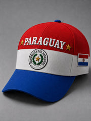 Unisex Paraguay Football Fan Gift Art Print Hat