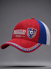 Unisex Paraguay Football Fan Gift Art Print Hat