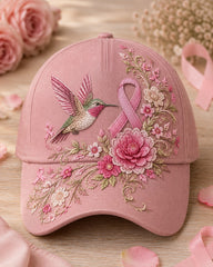 Breast Cancer Awareness Pink Floral Hat