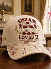 Unisex England Football Lover Legend King Kev Rip Printed Hat