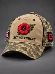 Unisex Remembrance Day Lest We Forget Hat