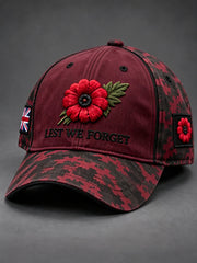 Unisex Remembrance Day Lest We Forget Hat