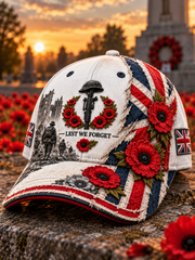 Unisex Remembrance Day Lest We Forget Hat