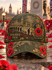 Unisex REMEMBER THEM GENERATION TO GENERATION PASS IT ON LEST WE FORGET Hat