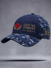 Unisex Lest We Forget Print Hat