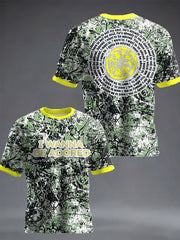 Unisex Roses Music Lover Lemon Printed T-shirt