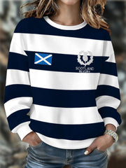 Women's Scotland Rugby Lover Printed Sweatshirt