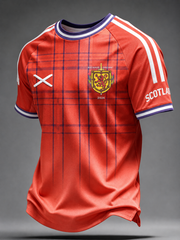 Men's UK Football Lover Scotland Printed short sleeve t-shirt 04
