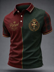 Men's Portuguese Football Print Casual Top