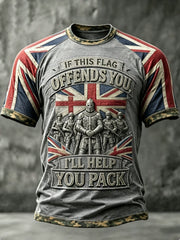 Men's IF THIS FLAG OFFENDS YOU I'LL HELP YOU PACK Tee