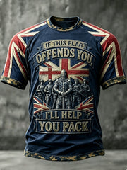 Men's IF THIS FLAG OFFENDS YOU I'LL HELP YOU PACK Tee