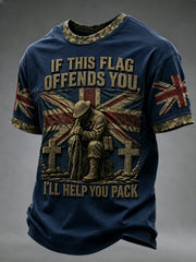 Men's IF THIS FLAG OFFENDS YOU I'LL HELP YOU PACK Tee