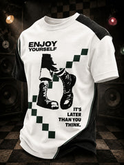 Men's Ska Revival Style Printed T-shirt
