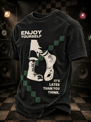 Men's Ska Revival Style Printed T-shirt