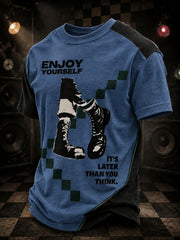 Men's Ska Revival Style Printed T-shirt