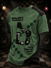 Men's Ska Revival Style Printed T-shirt