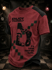 Men's Ska Revival Style Printed T-shirt