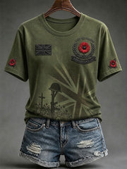 Women's Lest We Forget Short-sleeved T-shirt