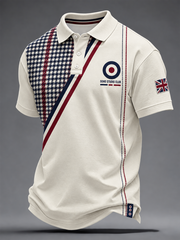 Men's UK Music Lover Mods Art Printed polo shirt