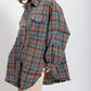 🔥LAST DAY SALE 49% OFF🔥Women's Mineral Washed Button Down Plaid Shirt