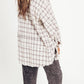 🔥LAST DAY SALE 49% OFF🔥Women's Mineral Washed Button Down Plaid Shirt