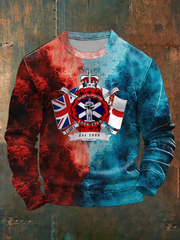 Men's British Veteran Crew Neck Sweatshirt