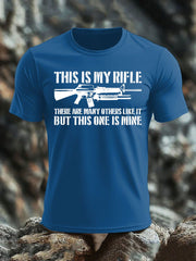 Men's British Veteran imitation cotton short-sleeved T-shirt