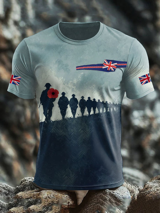 Men's British Veteran short sleeves t-shirt