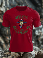 Men's British Veteran imitation cotton short-sleeved T-shirt