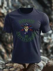 Men's British Veteran imitation cotton short-sleeved T-shirt