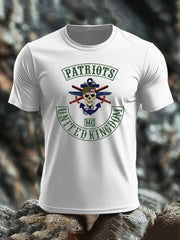 Men's British Veteran imitation cotton short-sleeved T-shirt