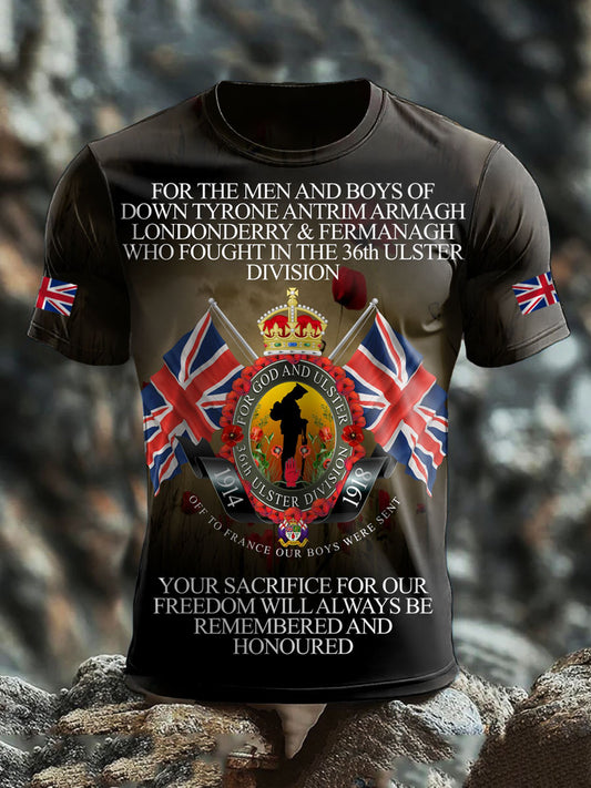 Men's British Veteran short sleeves t-shirt