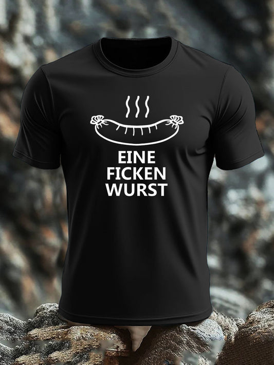 Men's Veteran imitation cotton short-sleeved T-shirt