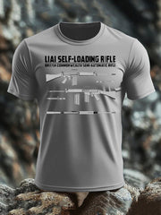 Men's British Veteran imitation cotton short-sleeved T-shirt