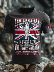 Men's British Veteran short sleeves t-shirt