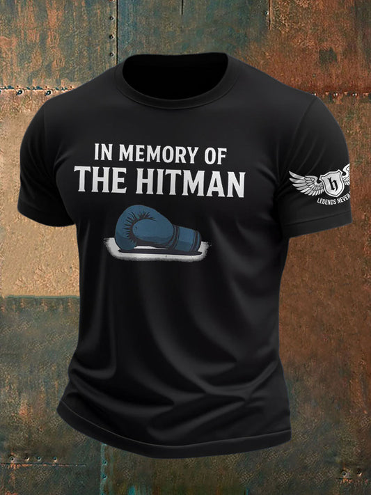 Men's Hitman Boxing Lover Printed T-shirt
