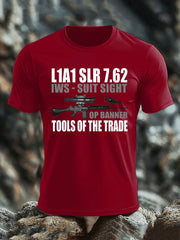 Men's British Veteran imitation cotton short-sleeved T-shirt