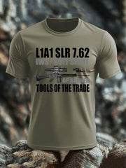 Men's British Veteran imitation cotton short-sleeved T-shirt