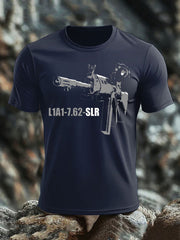 Men's British Veteran imitation cotton short-sleeved T-shirt