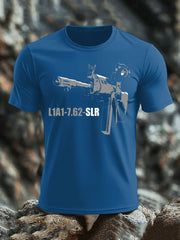 Men's British Veteran imitation cotton short-sleeved T-shirt