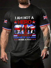 Men's I Am Not A Hero Short Sleeves T-shirt
