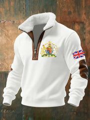 Men's United Kingdom baggy zip-up hoodie