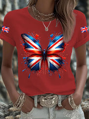 Men's UK Flag Printed T-shirt
