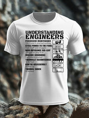 Men's British Veteran imitation cotton short-sleeved T-shirt