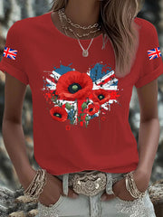 Men's UK Flag Printed T-shirt