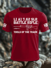 Men's British Veteran imitation cotton short-sleeved T-shirt