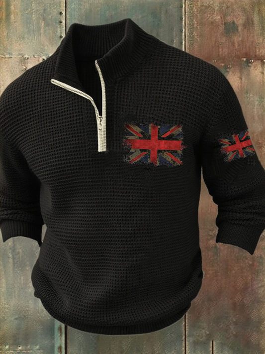 Men's Union Jack Printed sweater